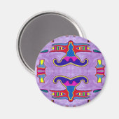 Magnet de dragon violet (Recto/Verso)