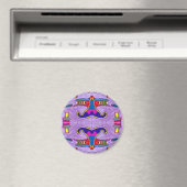 Magnet de dragon violet (In Situ (Lave-vaisselle))