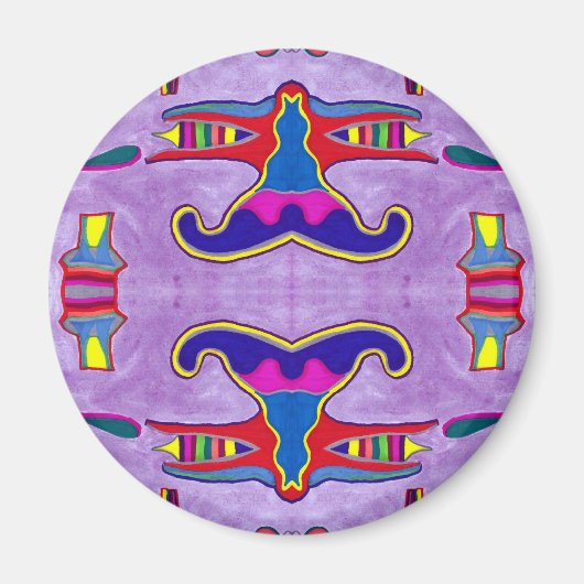 Magnet de dragon violet (Devant)