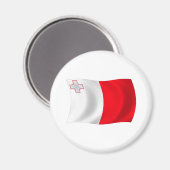 Magnet de drapeau de Malte (Recto/Verso)