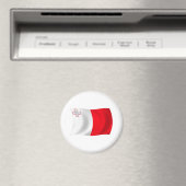 Magnet de drapeau de Malte (In Situ (Lave-vaisselle))