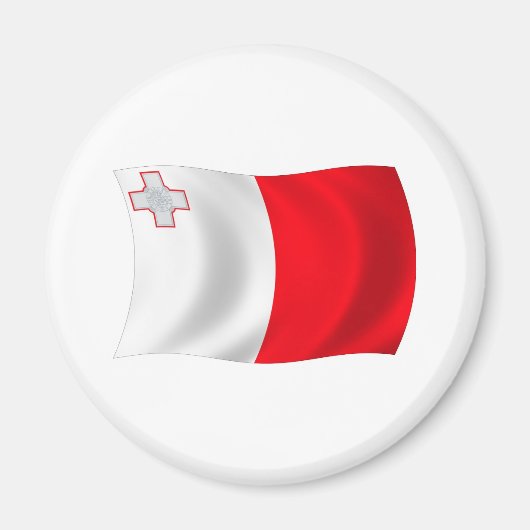 Magnet de drapeau de Malte (Devant)