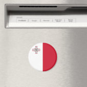 Magnet de drapeau de Malte (In Situ (Lave-vaisselle))