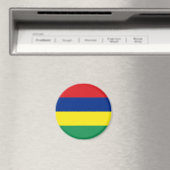 Magnet de drapeau de Maurice (In Situ (Lave-vaisselle))
