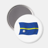 Magnet de drapeau de Nauru (Recto/Verso)