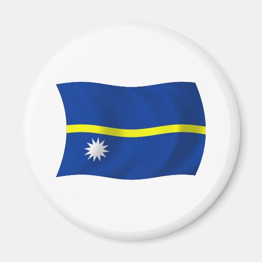 Magnet de drapeau de Nauru (Devant)