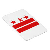 Magnet de drapeau de Washington DC (Côté Droit)
