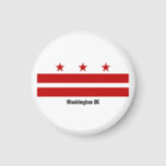 Magnet de drapeau de Washington DC<br><div class="desc">Montrez votre fierté dans votre ville avec cet aimant amusant.</div>