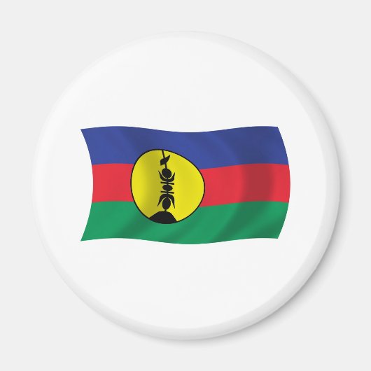 Magnet de drapeau des Kanak People (Devant)
