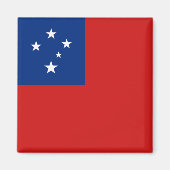 Magnet de drapeau Samoa (Devant)
