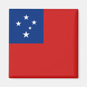 Magnet de drapeau Samoa