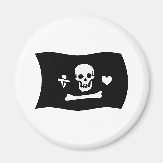 Magnet de drapeau Stede Bonnet (Devant)