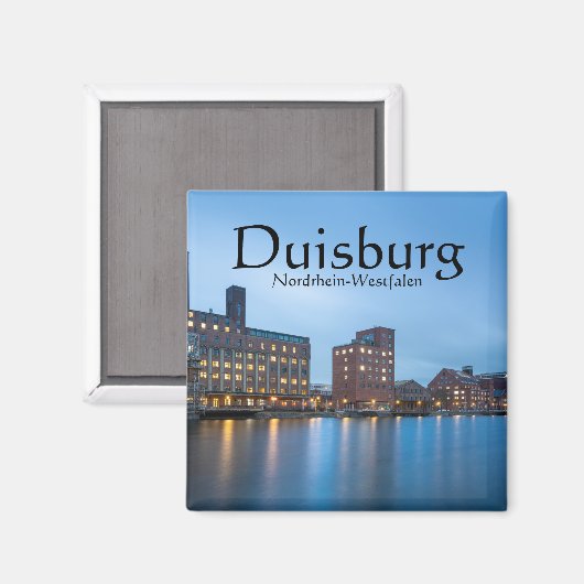 Magnet de Duisburg Allemagne (Recto/Verso)