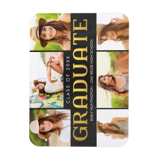 Magnet de Faire-part brillant pour l'avenir (Vertical)