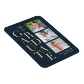 Magnet de Faire-part de graduation de charme empil (Côté Droit)