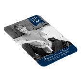 Magnet de Faire-part de graduation élégamment poin (Côté Droit)