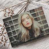 Magnet de Faire-part de graduation photo de script