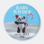 Magnet de Faire-part de grossesse Cute Panda (Devant)