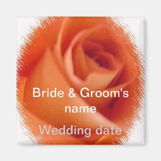 MAGNET DE FAVEUR DE MARIAGE (Devant)