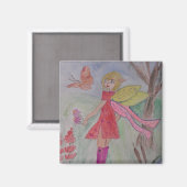 Magnet de fées papillon (Recto/Verso)