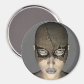 Magnet de femmes masquées (Recto/Verso)