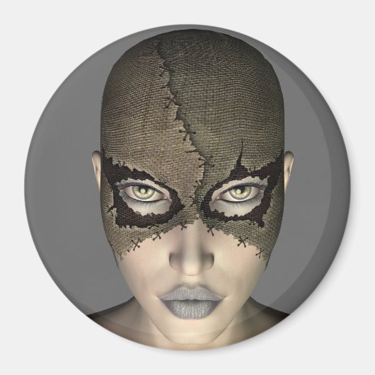 Magnet de femmes masquées (Devant)