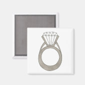 Magnet de Fête des mariées Mariage de ceinture de  (Recto/Verso)