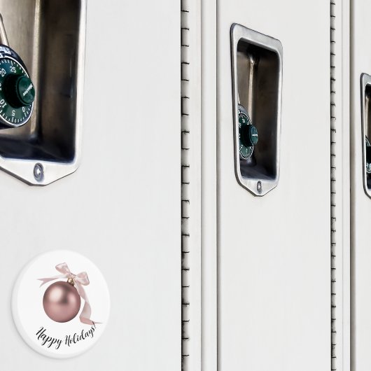 MAGNET DE FÊTES CHIC ROSE POUDRÉ (In situ (casier))