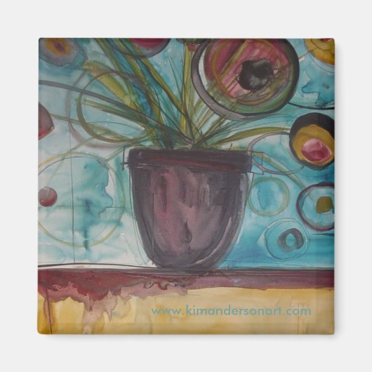 Magnet de fleurs (Devant)