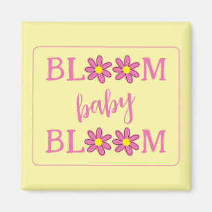 Magnet de fleurs de bébé
