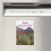 Magnet de fleurs du parc national de Zion (In Situ (Lave-vaisselle))