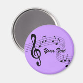 Magnet de flux de musique (n'importe quelle couleu (Recto/Verso)