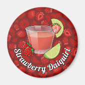 Magnet de fraises Daiquiri (Devant)