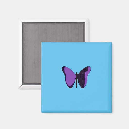 Magnet de frigidaire papillon (Recto/Verso)
