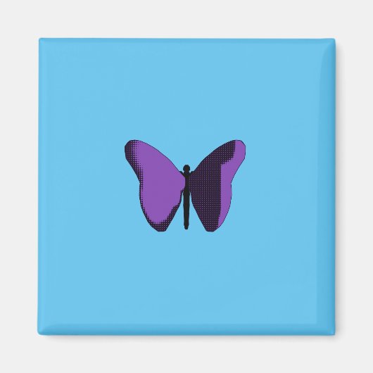 Magnet de frigidaire papillon (Devant)