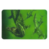 Magnet de frigo flexible Jurassic Pliosaur (Horizontal)