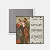 Magnet de frigo personnalisé de la Sainte Famille (Recto/Verso)