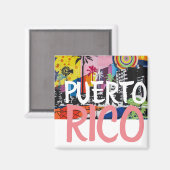 Magnet de frigo Porto Rico (Recto/Verso)