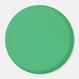 Magnet de frigo rond de 3 pouces : Vert de mer moy