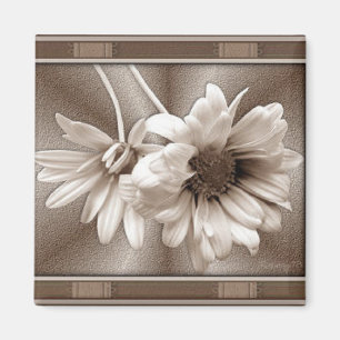 Magnet de frigorifique de serrure de fleurs