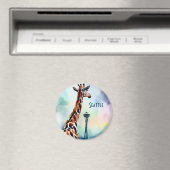 Magnet de girafe de Seattle (In Situ (Lave-vaisselle))