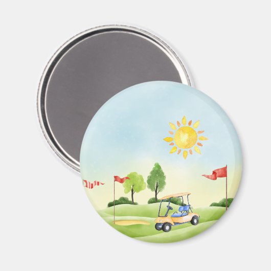 Magnet de golf (Recto/Verso)