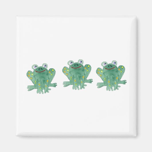 Magnet de grenouilles mûres (Devant)
