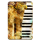 Magnet de grunge musicale (Vertical)