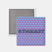 Magnet de gymnaste (Recto/Verso)