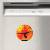 Magnet de gymnastique orange (In Situ (Lave-vaisselle))