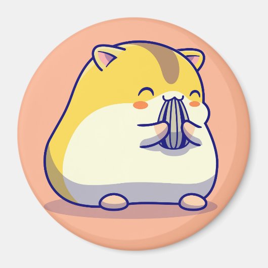 Magnet de hamster mou (Devant)