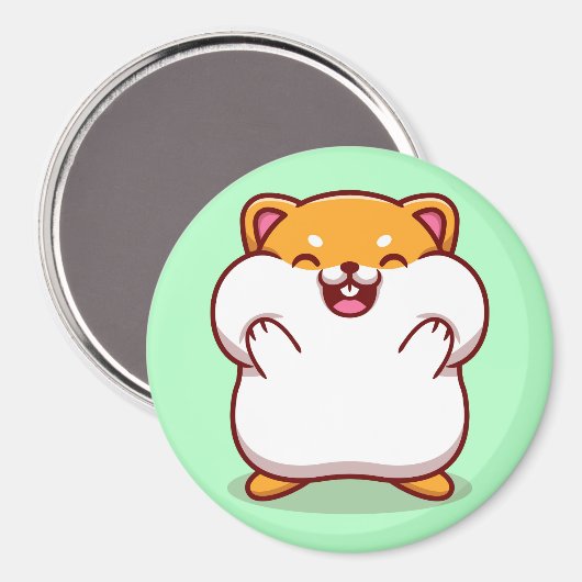Magnet de hamster mou (Recto/Verso)