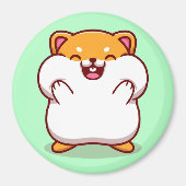 Magnet de hamster mou (Devant)