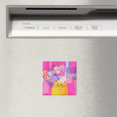 Magnet de hamster rose (In Situ (Lave-vaisselle))